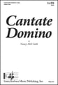 Cantate Domino Two-Part choral sheet music cover